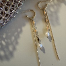 Øreringe / ørestikker - Friihof + Siig - guldbelagt