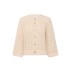 Cardigan "OngelikaSZ" råhvid m/ fine knapper - Saint Tropez