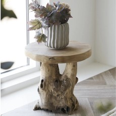 Sidebord / hjørnebord UNIKA teaktræ "Palena" - House Nordic H: 45