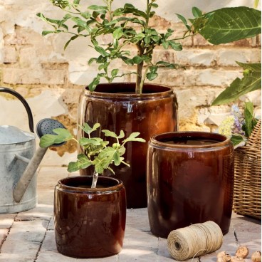 Krukke brun "Saigon" - Ib Laursen - Vælg ml. 3 str.