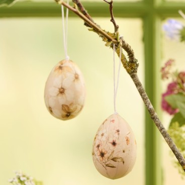 Æg t/ ophæng m/ blomstermotiver - Ib Laursen vælg ml. 2 forsk.