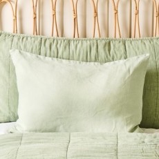 Pudebetræk "Pistacie" hør - Ib Laursen 40x60