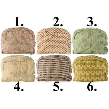 Toilettaske quiltet m/ mønster - Ib Laursen vælg ml. 6 forsk.