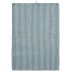 Viskestykke Linea m/ grå og turkise striber - Ib Laursen 50x70