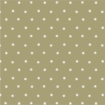 Kaffeservietter "Daisies" lysegrøn m/ blomster - Ib Laursen 20 stk.