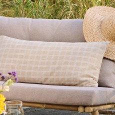 Pudebetræk natur m/ naturfarvet tern - Ib Laursen 35x80