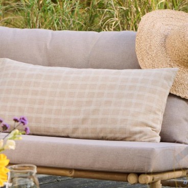 Pudebetræk natur m/ naturfarvet tern - Ib Laursen 35x80