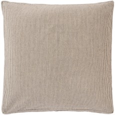 Hyndebetræk "Lina" natur m/ sorte striber - Ib Laursen 45x45