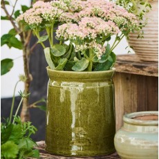 Skjuler m/ ører mosgrøn "distressed" - Ib Laursen H:17