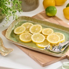 Bakke / fad "Ocean Green" aflang - Ib Laursen L: 29