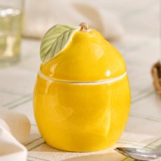 Krukke m/ låg "Lemon" - Ib Laursen H: 11