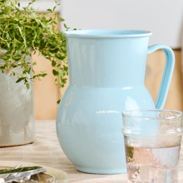 Kande emalje klar blå - Ib Laursen