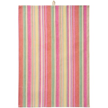 Viskestykke m/ multifarvede striber - Ib Laursen 50x70