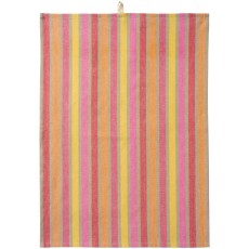 Viskestykke m/ multifarvede striber - Ib Laursen 50x70