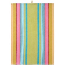 Viskestykke m/ multifarvede striber - Ib Laursen 50x70
