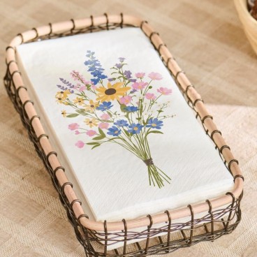 Servietter m/ sommerbuket - Ib Laursen 16 stk.