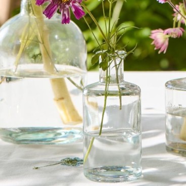 Vase / flaske glas "Anna" - Ib Laursen H: 13