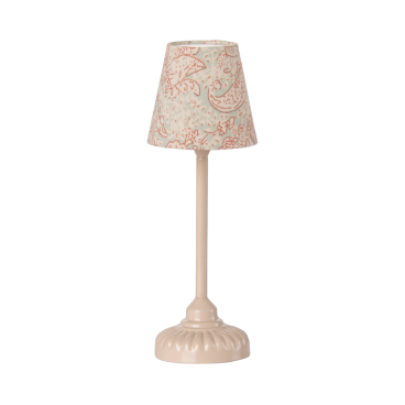 Vintage gulvlampe rosa t/ mus - Maileg H: 14 cm