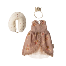 Dronningkjole m/ kappe og krone t/ mor mus - Maileg