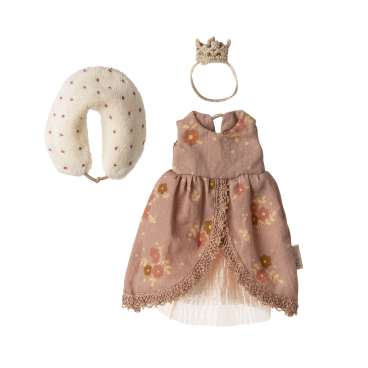 Dronningkjole m/ kappe og krone t/ mor mus - Maileg