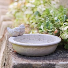 Fuglebad m/ 2 fugle - Ib Laursen