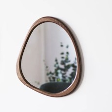 Spejl "Luxon" natur trælook - House Nordic 44x48