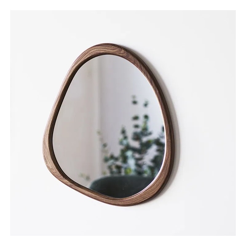 Spejl "Luxon" natur trælook - House Nordic 44x48