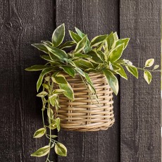 Vægkurv "Keli" afrundet rattan - House Nordic