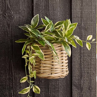 Vægkurv "Keli" afrundet rattan - House Nordic