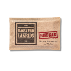 Bagsværd Lakrids hindbær håndlavet - 40 gram