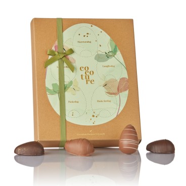 Påskekalender m/ 5 stk. marcipanæg - Cocoture 180 g