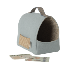 Kæledyrstaske lille støvet blå - Maileg L: 19