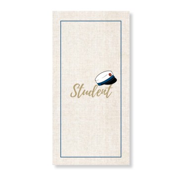 Servietter m/ blå studenterhue - Speedtsberg 16 stk.