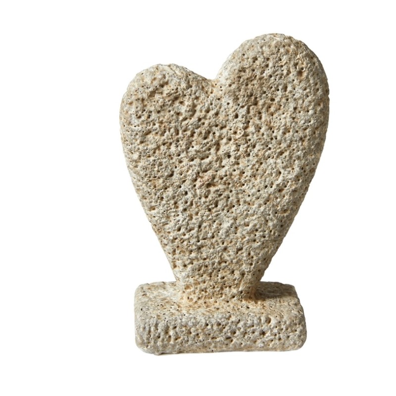 Hjerte på fod cement - Speedtsberg H:12