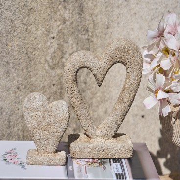 Hjerte på fod cement - Speedtsberg H:20