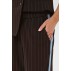 Bukser "PanteleaSZ" brune m/ vide ben og striber - Saint Tropez