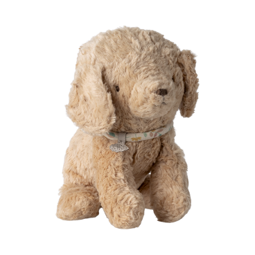 Hundehvalp lys rosafarvet plys - Maileg H: 16