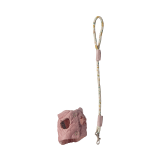 Halsbånd og snor t/ kæledyr rosa - Maileg