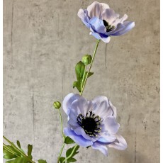 Anemone lys lilla , kunstig - Barbara H:81 cm
