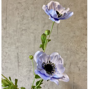 Anemone lys lilla , kunstig - Barbara H:81 cm