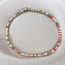 Armbånd - Friihof + Siig - Perler i sommerfarver