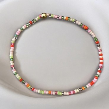 Armbånd - Friihof + Siig - Perler i sommerfarver