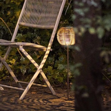 Lampe på spyd natur "Carlisle" - House Nordic H: 70,5