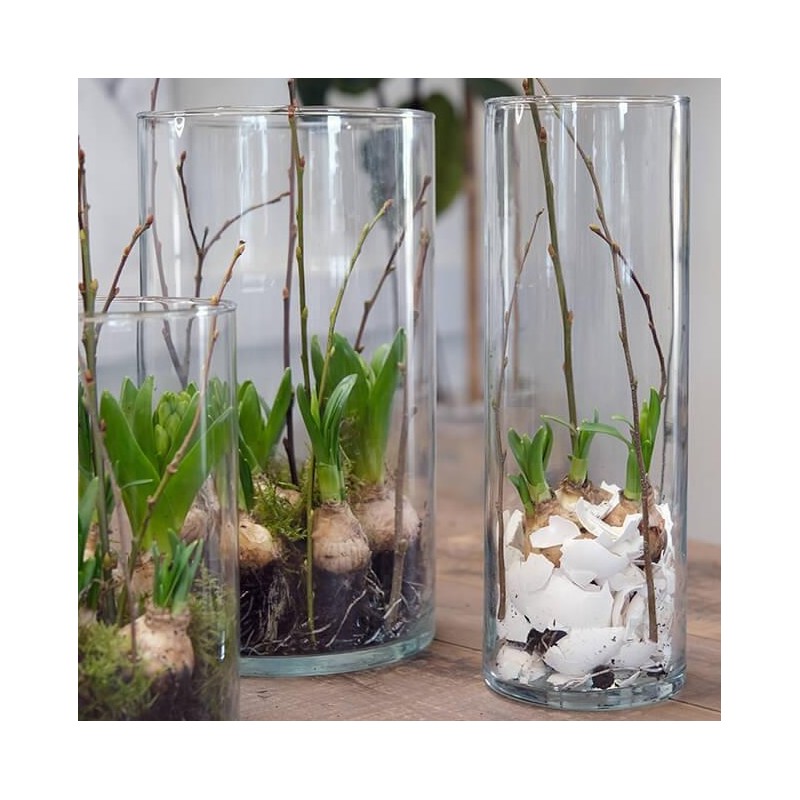 Vase cylinderformet "Hathaway" - Trademark Living H: 29 cm