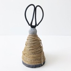 Træspole UNIKA m/ jutesnor & saks - Aafod