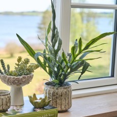 Bregne plante i potte, kunstig - Speedtsberg - H: 46