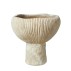 Vase / skjuler på fod i rillet cement - Speedtsberg H: 15