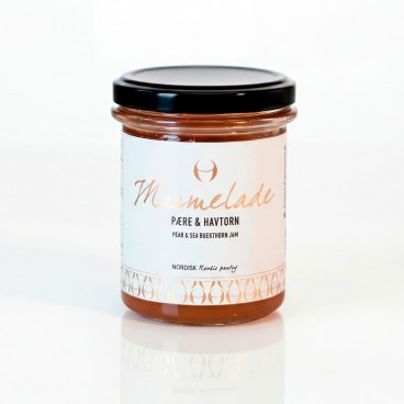 Marmelade m/ pære & havtorn 212 ml - Nordisk