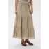 Nederdel lang "RaafaSZ" sandfarvet - Saint Tropez