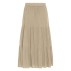 Nederdel lang "RaafaSZ" sandfarvet - Saint Tropez